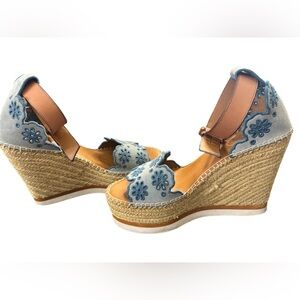 See by Chloe Suede Printed Espadrilles